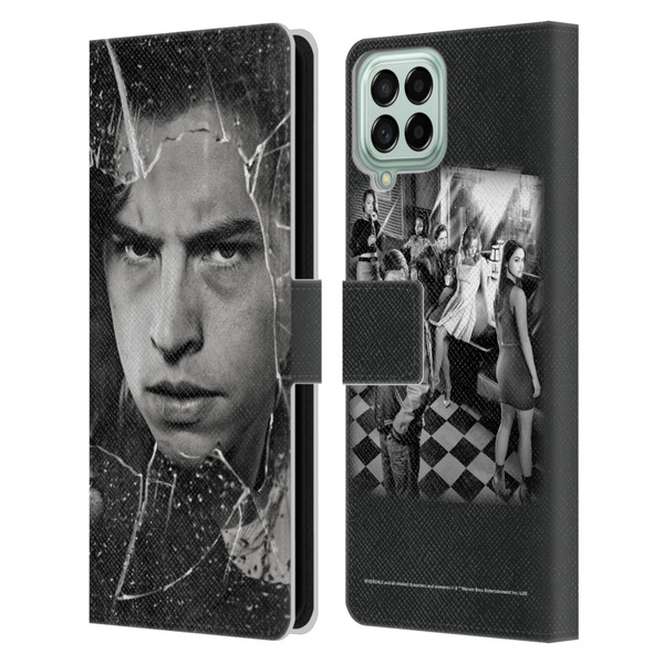 Riverdale Broken Glass Portraits Jughead Jones Leather Book Wallet Case Cover For Samsung Galaxy M53 (2022)