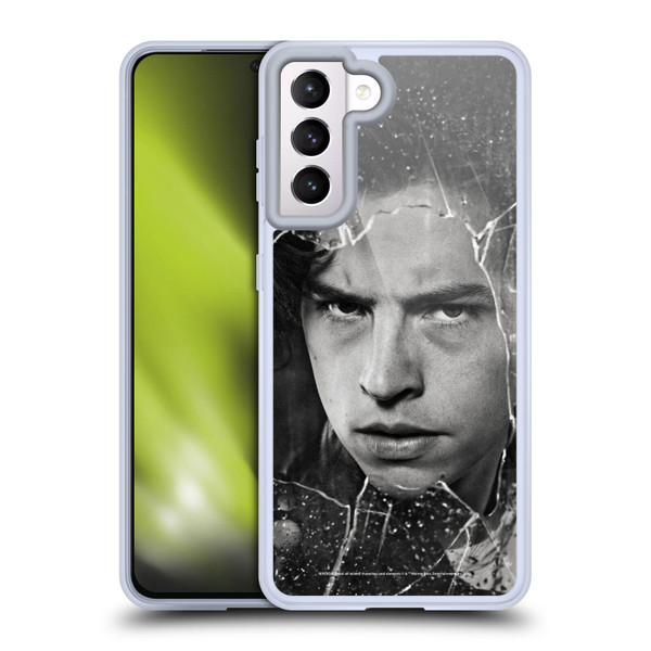 Riverdale Broken Glass Portraits Jughead Jones Soft Gel Case for Samsung Galaxy S21 5G