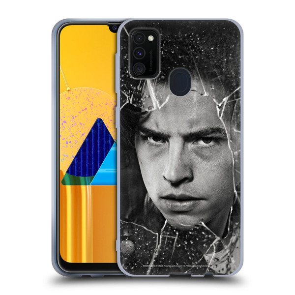Riverdale Broken Glass Portraits Jughead Jones Soft Gel Case for Samsung Galaxy M30s (2019)/M21 (2020)