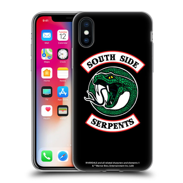 Riverdale Graphics 2 South Side Serpents Soft Gel Case for Apple iPhone X / iPhone XS