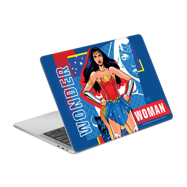 DC Women Core Compositions Wonder Woman Vinyl Sticker Skin Decal Cover for Apple MacBook Pro 13" A1989 / A2159