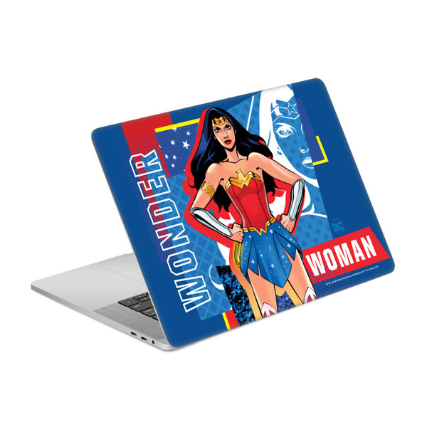 DC Women Core Compositions Wonder Woman Vinyl Sticker Skin Decal Cover for Apple MacBook Pro 15.4" A1707/A1990