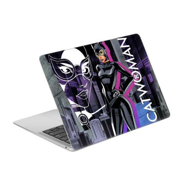 DC Women Core Compositions Catwoman Vinyl Sticker Skin Decal Cover for Apple MacBook Air 13.3" A1932/A2179