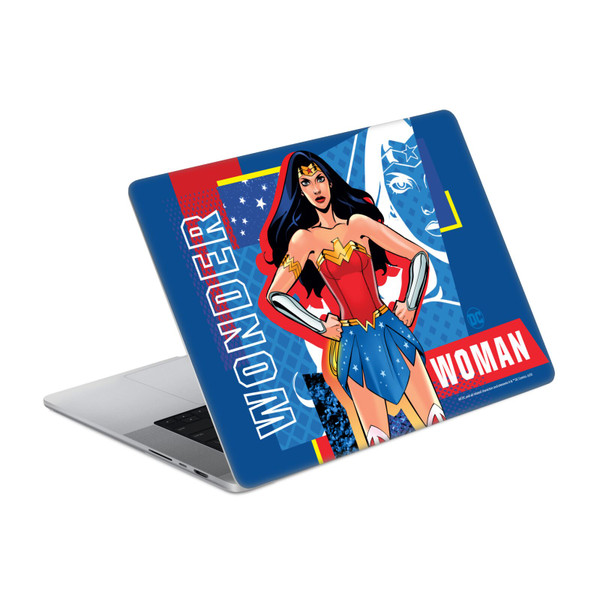 DC Women Core Compositions Wonder Woman Vinyl Sticker Skin Decal Cover for Apple MacBook Pro 16" A2485