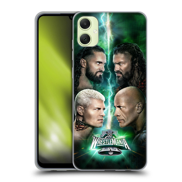 WWE Wrestlemania 40 Key Art Poster Soft Gel Case for Samsung Galaxy A05