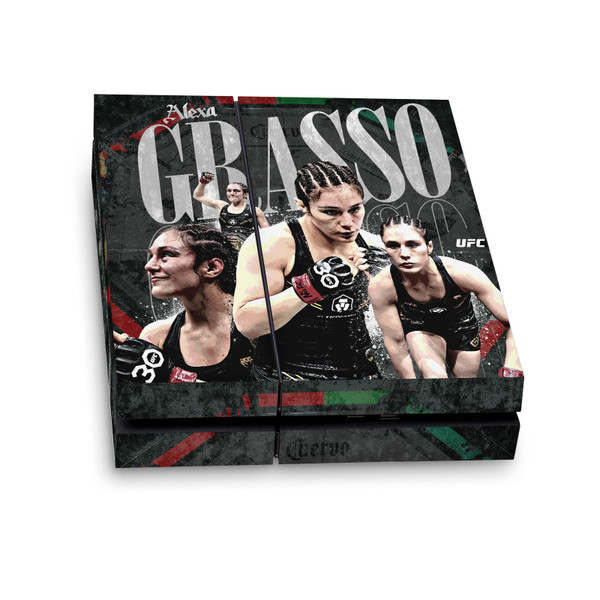 UFC Alexa Grasso Distressed Vinyl Sticker Skin Decal Cover for Sony PS4 Console