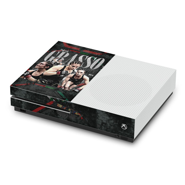 UFC Alexa Grasso Distressed Vinyl Sticker Skin Decal Cover for Microsoft Xbox One S Console