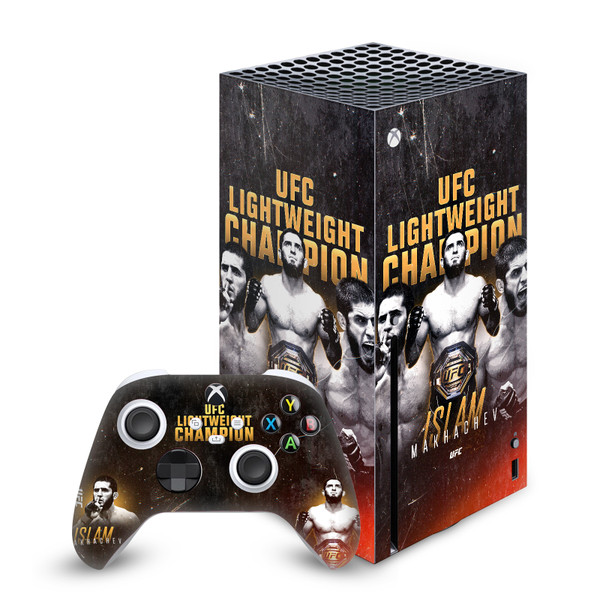 UFC Islam Makhachev Champion Vinyl Sticker Skin Decal Cover for Microsoft Series X Console & Controller