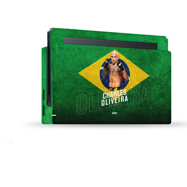 UFC Charles Oliveira Brazil Flag Vinyl Sticker Skin Decal Cover for Nintendo Switch Console & Dock