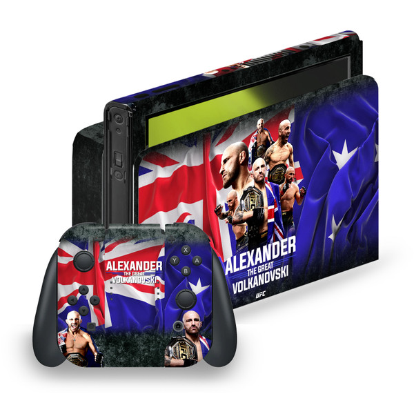 UFC Alexander Volkanovski The Great Champ Vinyl Sticker Skin Decal Cover for Nintendo Switch OLED Bundle