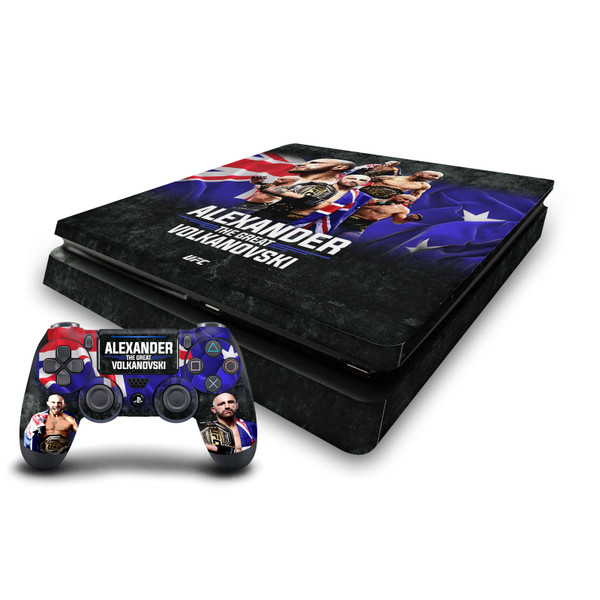 UFC Alexander Volkanovski The Great Champ Vinyl Sticker Skin Decal Cover for Sony PS4 Slim Console & Controller