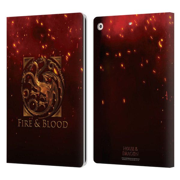 House Of The Dragon: Television Series Key Art Targaryen Leather Book Wallet Case Cover For Apple iPad 10.2 2019/2020/2021