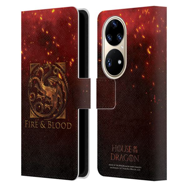 House Of The Dragon: Television Series Key Art Targaryen Leather Book Wallet Case Cover For Huawei P50 Pro