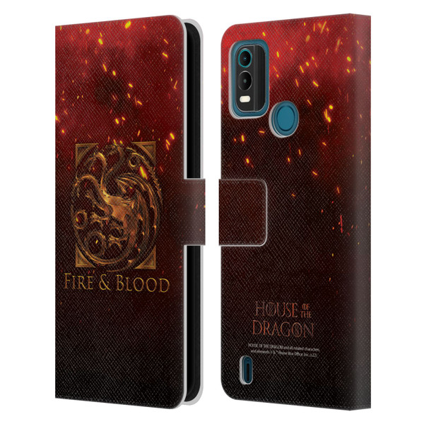 House Of The Dragon: Television Series Key Art Targaryen Leather Book Wallet Case Cover For Nokia G11 Plus