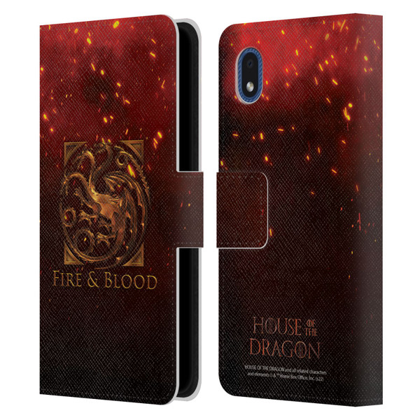 House Of The Dragon: Television Series Key Art Targaryen Leather Book Wallet Case Cover For Samsung Galaxy A01 Core (2020)