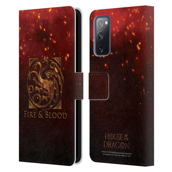 House Of The Dragon: Television Series Key Art Targaryen Leather Book Wallet Case Cover For Samsung Galaxy S20 FE / 5G