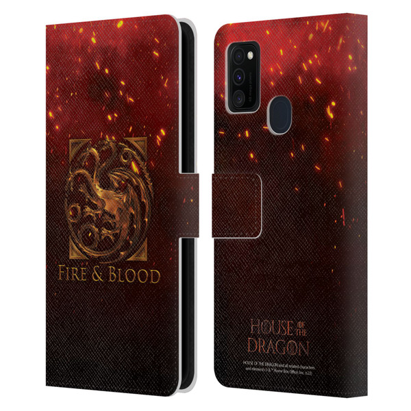 House Of The Dragon: Television Series Key Art Targaryen Leather Book Wallet Case Cover For Samsung Galaxy M30s (2019)/M21 (2020)
