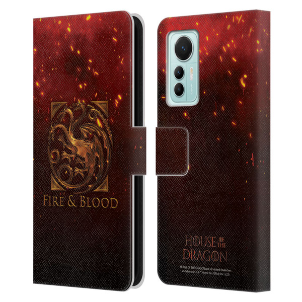 House Of The Dragon: Television Series Key Art Targaryen Leather Book Wallet Case Cover For Xiaomi 12 Lite