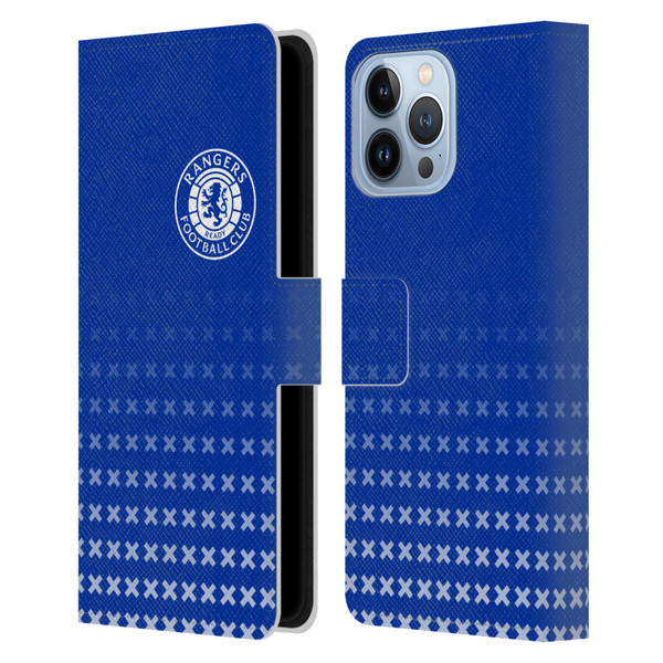 Rangers FC Crest Matchday Leather Book Wallet Case Cover For Apple iPhone 13 Pro Max