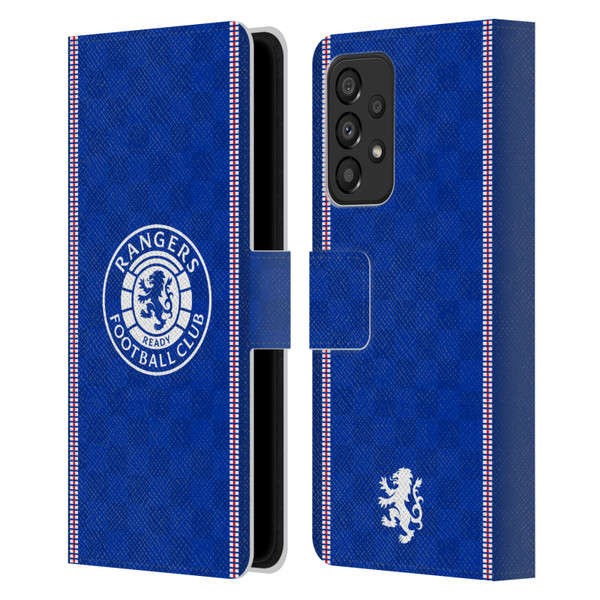 Rangers FC Crest Retro 1989 Home Kit Leather Book Wallet Case Cover For Samsung Galaxy A33 5G (2022)