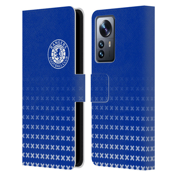 Rangers FC Crest Matchday Leather Book Wallet Case Cover For Xiaomi 12 Pro