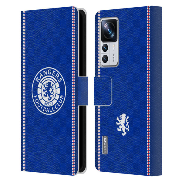 Rangers FC Crest Retro 1989 Home Kit Leather Book Wallet Case Cover For Xiaomi 12T Pro