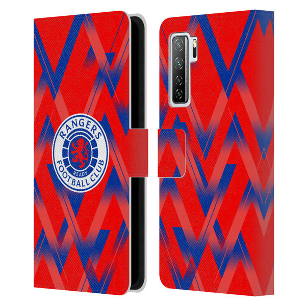 Rangers FC 2023/24 Kit Fourth Leather Book Wallet Case Cover For Huawei Nova 7 SE/P40 Lite 5G