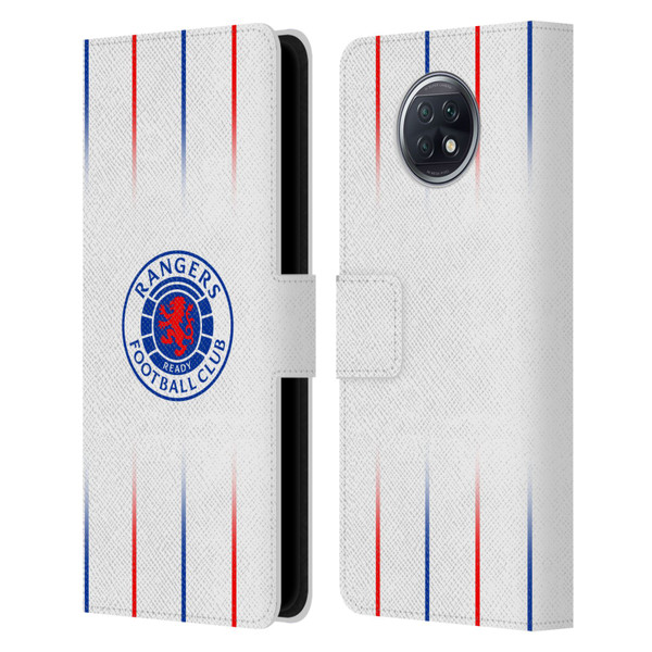 Rangers FC 2023/24 Kit Away Leather Book Wallet Case Cover For Xiaomi Redmi Note 9T 5G