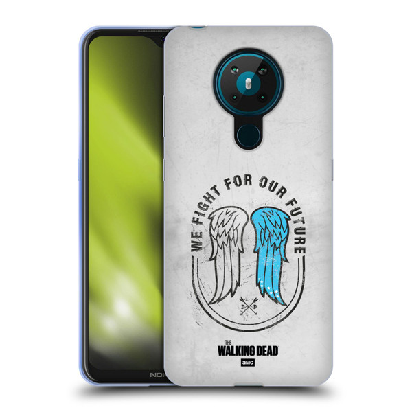 AMC The Walking Dead Daryl Dixon Iconic Wings Soft Gel Case for Nokia 5.3