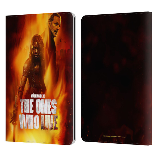 The Walking Dead: The Ones Who Live Key Art Poster Leather Book Wallet Case Cover For Amazon Kindle Paperwhite 1 / 2 / 3