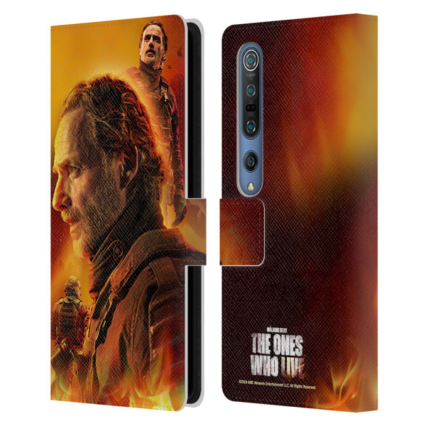 The Walking Dead: The Ones Who Live Key Art Rick Leather Book Wallet Case Cover For Xiaomi Mi 10 5G / Mi 10 Pro 5G
