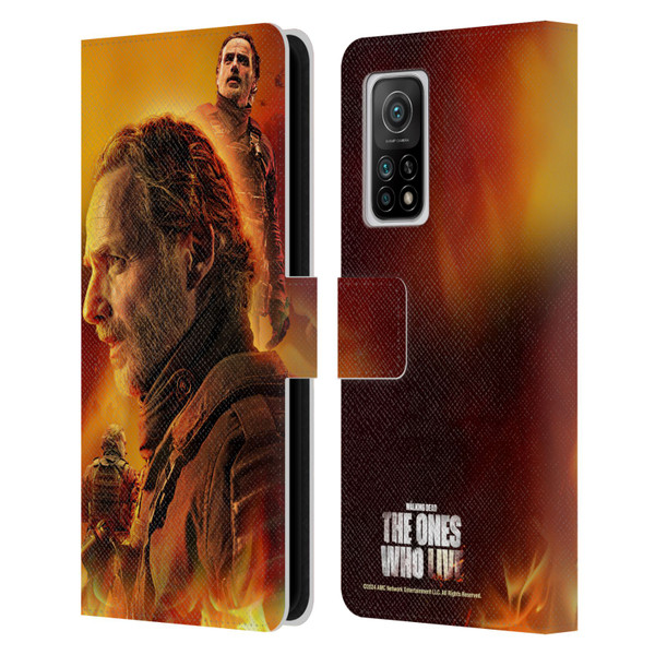 The Walking Dead: The Ones Who Live Key Art Rick Leather Book Wallet Case Cover For Xiaomi Mi 10T 5G