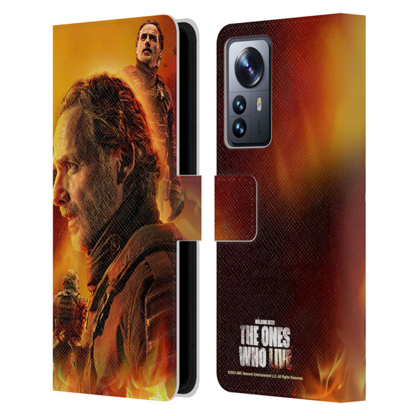 The Walking Dead: The Ones Who Live Key Art Rick Leather Book Wallet Case Cover For Xiaomi 12 Pro