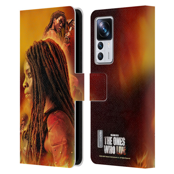 The Walking Dead: The Ones Who Live Key Art Michonne Leather Book Wallet Case Cover For Xiaomi 12T Pro
