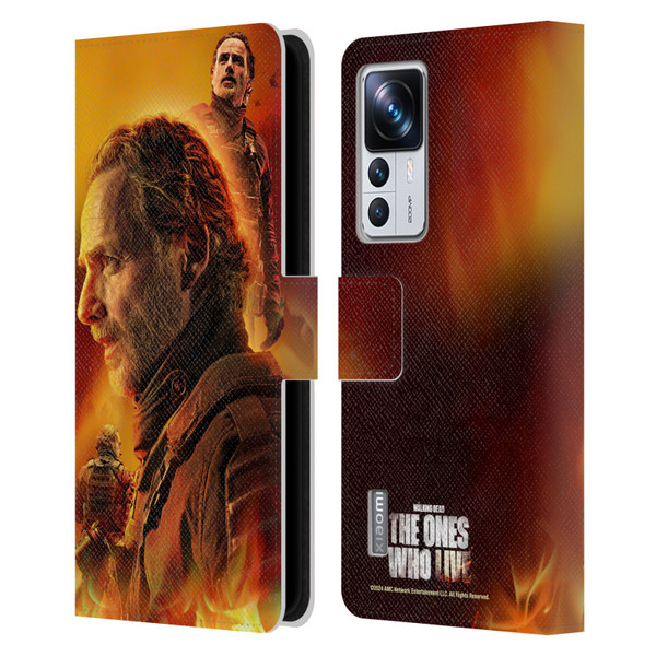 The Walking Dead: The Ones Who Live Key Art Rick Leather Book Wallet Case Cover For Xiaomi 12T Pro