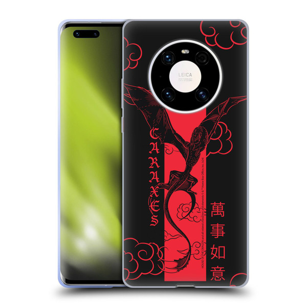 House Of The Dragon: Television Series Year Of The Dragon Caraxes Flying Soft Gel Case for Huawei Mate 40 Pro 5G