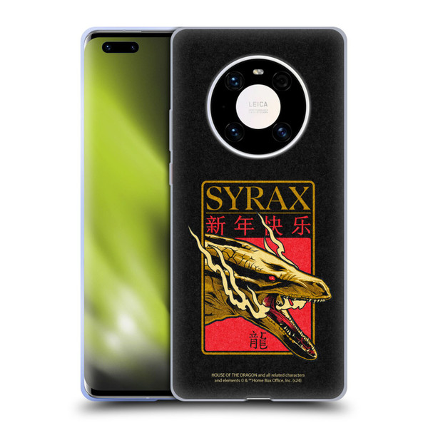 House Of The Dragon: Television Series Year Of The Dragon Syrax Soft Gel Case for Huawei Mate 40 Pro 5G