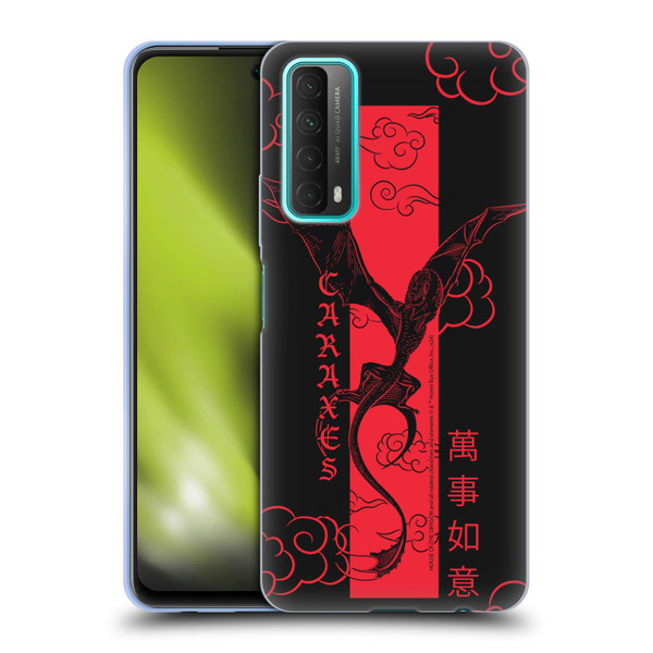 House Of The Dragon: Television Series Year Of The Dragon Caraxes Flying Soft Gel Case for Huawei P Smart (2021)
