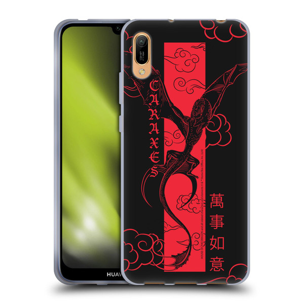 House Of The Dragon: Television Series Year Of The Dragon Caraxes Flying Soft Gel Case for Huawei Y6 Pro (2019)