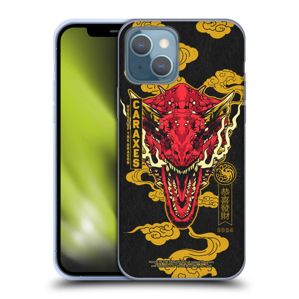 House Of The Dragon: Television Series Year Of The Dragon Caraxes Soft Gel Case for Apple iPhone 13
