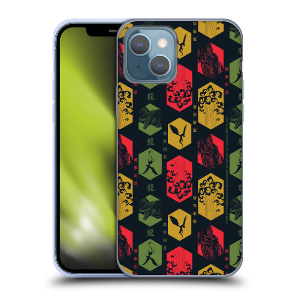 House Of The Dragon: Television Series Year Of The Dragon Pattern Soft Gel Case for Apple iPhone 13