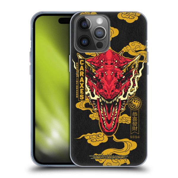 House Of The Dragon: Television Series Year Of The Dragon Caraxes Soft Gel Case for Apple iPhone 14 Pro Max