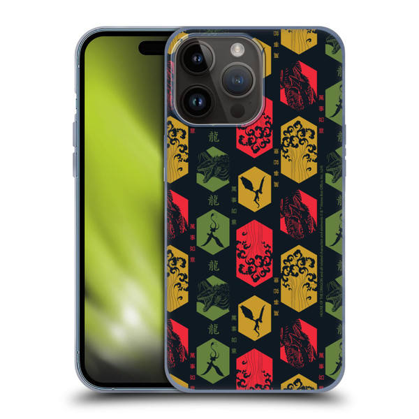 House Of The Dragon: Television Series Year Of The Dragon Pattern Soft Gel Case for Apple iPhone 15 Pro Max