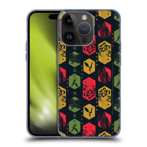 House Of The Dragon: Television Series Year Of The Dragon Pattern Soft Gel Case for Apple iPhone 15 Pro