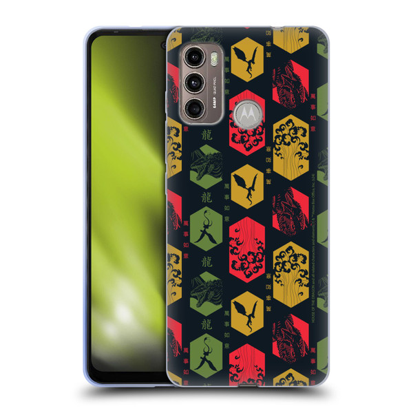 House Of The Dragon: Television Series Year Of The Dragon Pattern Soft Gel Case for Motorola Moto G60 / Moto G40 Fusion