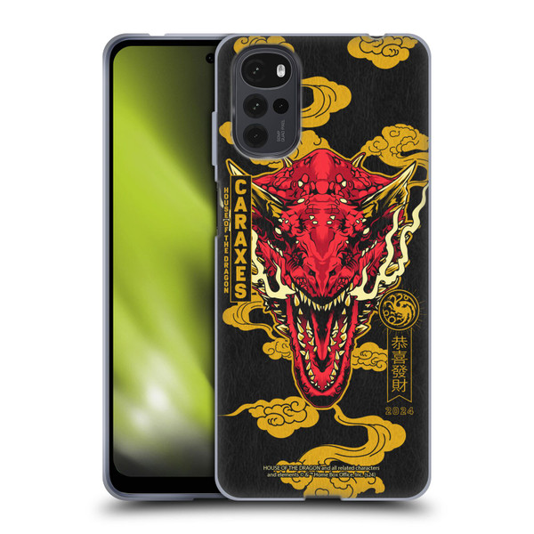 House Of The Dragon: Television Series Year Of The Dragon Caraxes Soft Gel Case for Motorola Moto G22