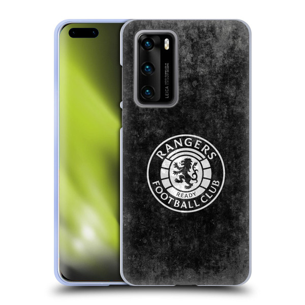 Rangers FC Crest Distressed Soft Gel Case for Huawei P40 5G