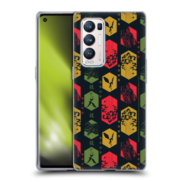 House Of The Dragon: Television Series Year Of The Dragon Pattern Soft Gel Case for OPPO Find X3 Neo / Reno5 Pro+ 5G