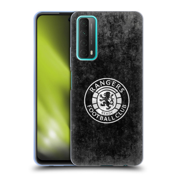 Rangers FC Crest Distressed Soft Gel Case for Huawei P Smart (2021)