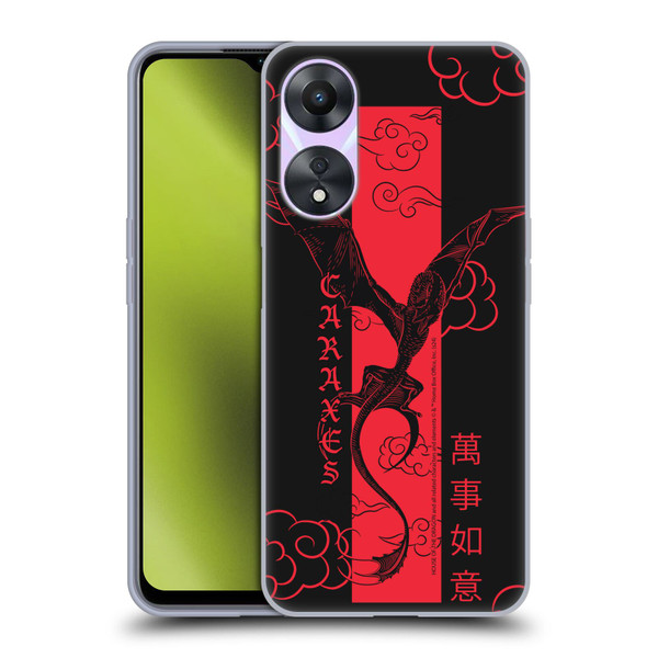 House Of The Dragon: Television Series Year Of The Dragon Caraxes Flying Soft Gel Case for OPPO A78 4G
